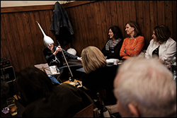 Foto  Marco Bchl; Martina Gasser; Singende Sge; Cafe Else