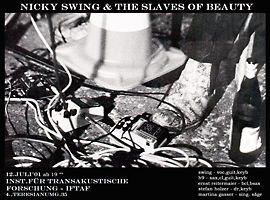 Nicky Swing & the Slaves of Beauty; Martina Gasser; Singende Sge; Musical Saw;