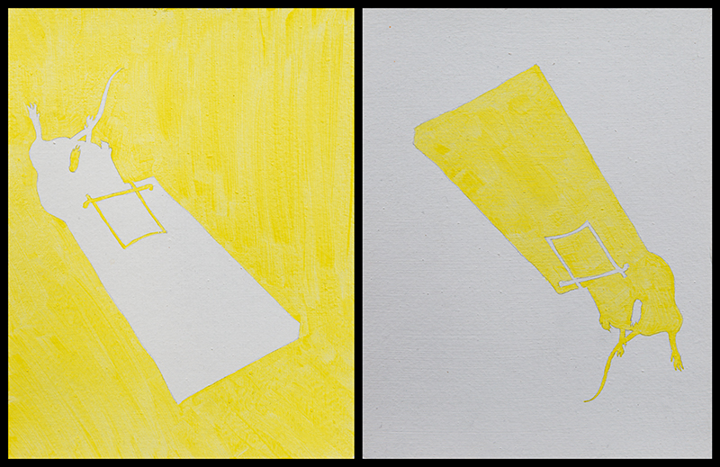 In der Falle, Martina Gasser, Malerei, painting