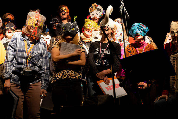 Foto: Thomas Lieser; Wiener Beschwerdechor; Festival alternativer Chöre; 30-11-2019