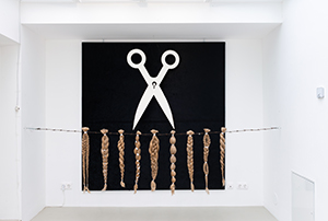 Open Studio Neulerchenfelderstrae, Das politische Haar, Martina Gasser, Kunst, Installation